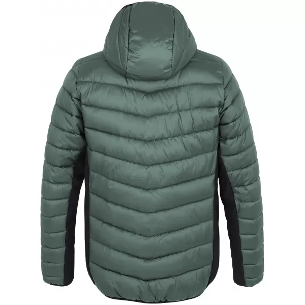  Jachetă pentru bărbați HANNAH REVEL HOODY PĂDURE ÎNTUNECATĂ/ANTRACIT 