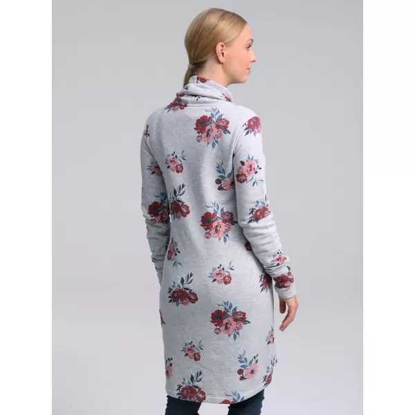  Rochie LOAP EBUNKA CLW22147 GRI 