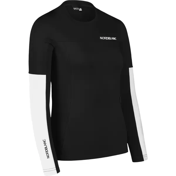  Tricou funcțional de damă NORDBLANC VIVACIOUS NBSFL7648 NEGRU DE CRISTAL 