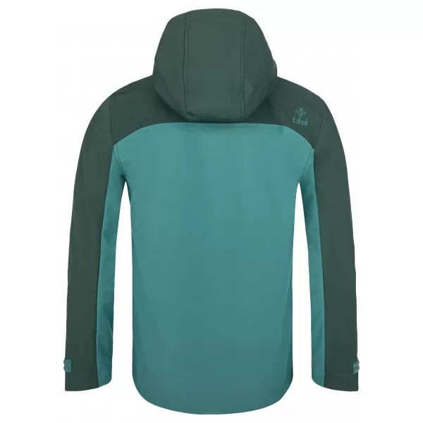  Jachetă softshell pentru bărbați KILPI RAVIO-M SM0126KI VERDE ÎNCHIS 
