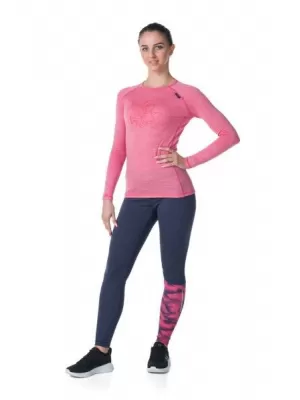 Lenjerie termică de damă KILPI MAVORA TOP-W SL0505KI ROZ