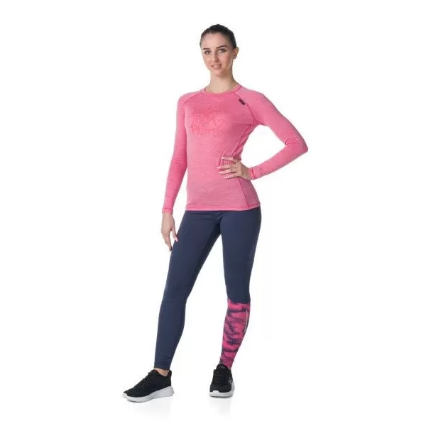  Lenjerie termică de damă KILPI MAVORA TOP-W SL0505KI ROZ 