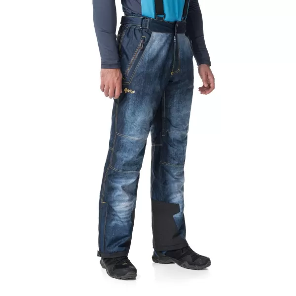  Pantaloni de schi pentru bărbați KILPI DENIMO-M SM0407KI ALBASTRU ÎNCHIS 