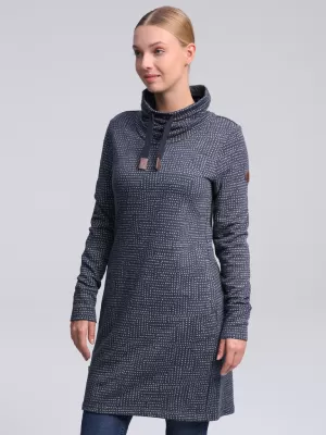 Rochie LOAP EBUNKA CLW22147 ALBASTRU