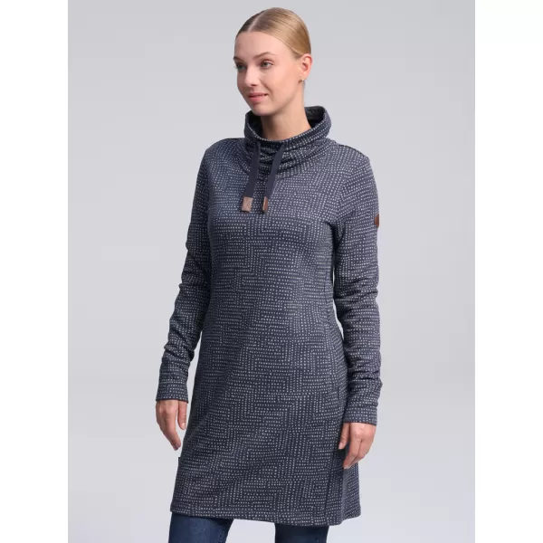  Rochie LOAP EBUNKA CLW22147 ALBASTRU 