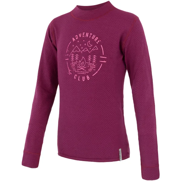 Tricou termic pentru copii cu mânecă lungă SENSOR MERINO DF CLUB 20200018 MOV 