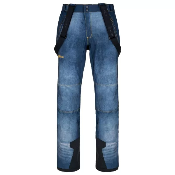  Pantaloni softshell pentru bărbați KILPI JEANSO-M SM0408KI ALBASTRU ÎNCHIS 