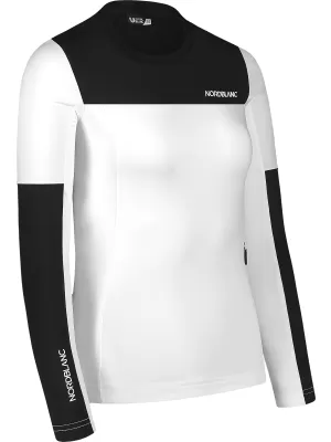 Tricou funcțional de damă NORDBLANC VIVACIOUS NBSFL7648 ALB