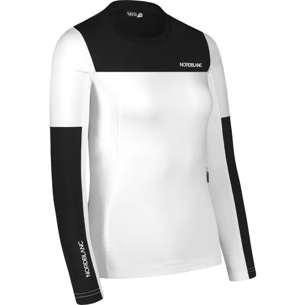  Tricou funcțional de damă NORDBLANC VIVACIOUS NBSFL7648 ALB 