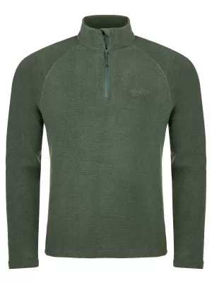 Hanorac pentru bărbați din fleece KILPI ALMERI-M SM0211KI VERDE ÎNCHIS