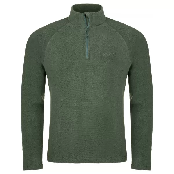  Hanorac pentru bărbați din fleece KILPI ALMERI-M SM0211KI VERDE ÎNCHIS 