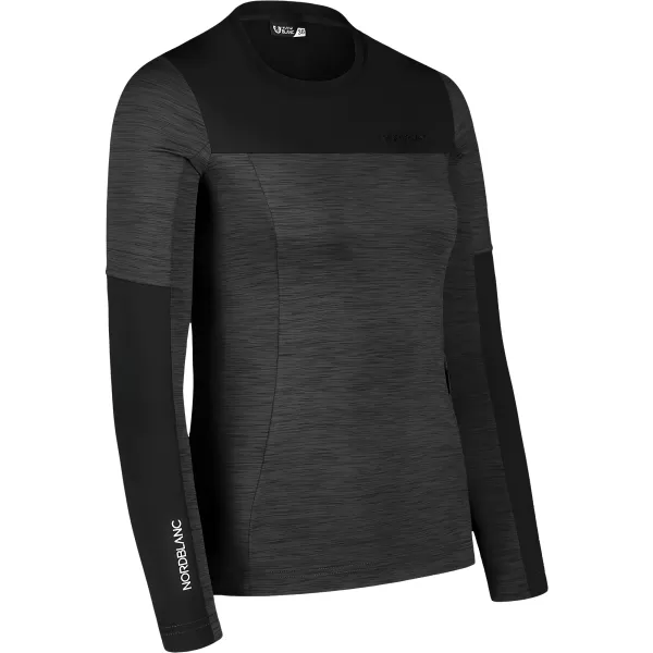  Tricou funcțional de damă NORDBLANC VIVACIOUS NBSFL7648 MELANGE GRI 