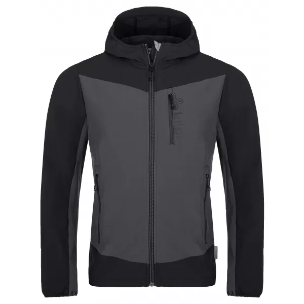  Jachetă softshell pentru bărbați KILPI BALANS-M SM0120KI GRI ÎNCHIS 