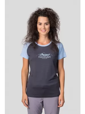 Tricou pentru femei HANNAH LESLIE ASFALT/CADERI DE INGER