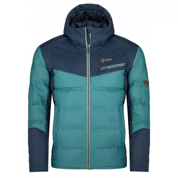  Jachetă de schi pentru bărbați KILPI TEDDY-M SM0111KI VERDE ÎNCHIS 