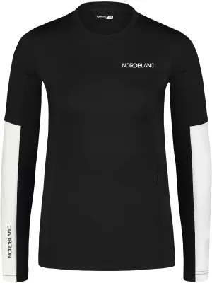 Tricou funcțional de damă NORDBLANC VIVACIOUS NBSFL7648 NEGRU DE CRISTAL