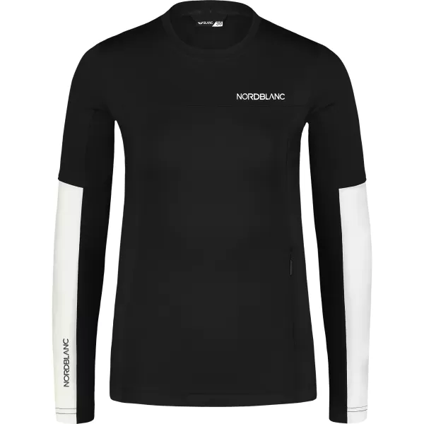  Tricou funcțional de damă NORDBLANC VIVACIOUS NBSFL7648 NEGRU DE CRISTAL 