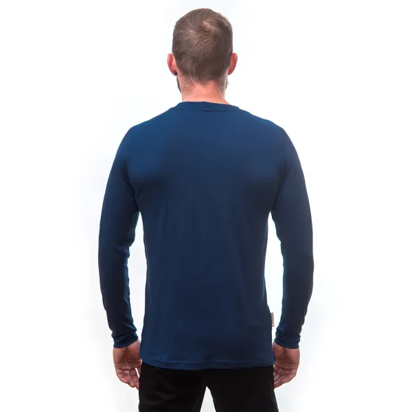  Tricou termic pentru bărbați cu mânecă lungă SENSOR MERINO AIR PT EXPLORE 22200009 ALBASTRU ÎNCHIS 