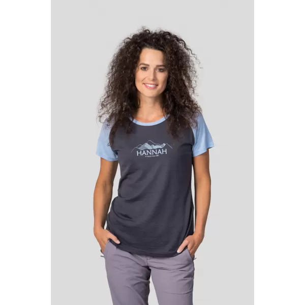  Tricou pentru femei HANNAH LESLIE ASFALT/CADERI DE INGER 