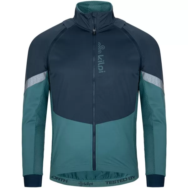  Jachetă softshell pentru bărbați KILPI ZAIN-M SM0122KI VERDE ÎNCHIS 
