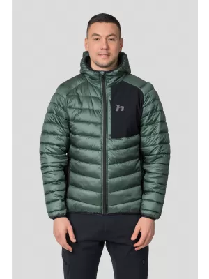 Jachetă pentru bărbați HANNAH REVEL HOODY PĂDURE ÎNTUNECATĂ/ANTRACIT
