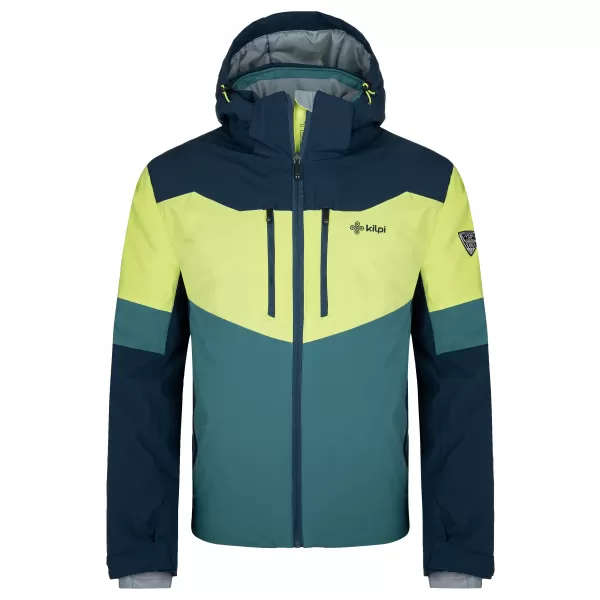  Jachetă de schi pentru bărbați KILPI SION-M SM0110KI VERDE DESCHIS 