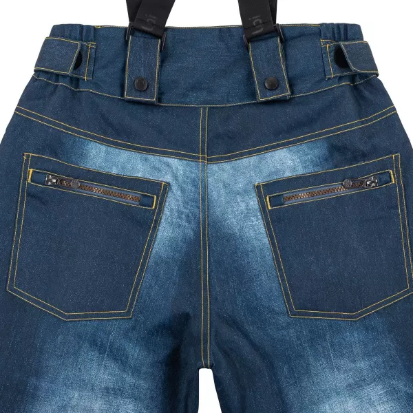  Pantaloni de schi pentru bărbați KILPI DENIMO-M SM0407KI ALBASTRU ÎNCHIS 