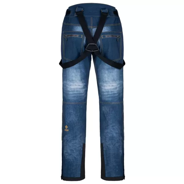  Pantaloni softshell pentru bărbați KILPI JEANSO-M SM0408KI ALBASTRU ÎNCHIS 