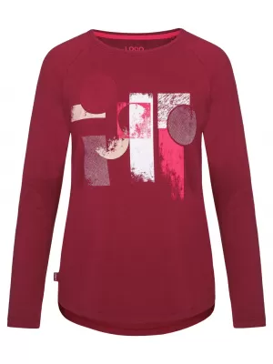 Tricou pentru femei LOAP ABENKA CLW22162 ROZ ÎNCHIS