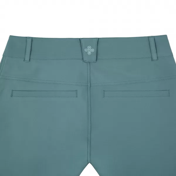  Pantaloni de exterior pentru femei KILPI LAGO-W SL0414KI VERDE ÎNCHIS 