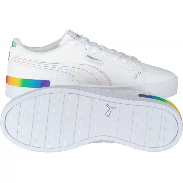  Pantofi de dama PUMA JADA RAINBOW HUES 384823 PUMA ALB 