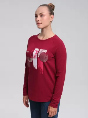 Tricou pentru femei LOAP ABENKA CLW22162 ROZ ÎNCHIS