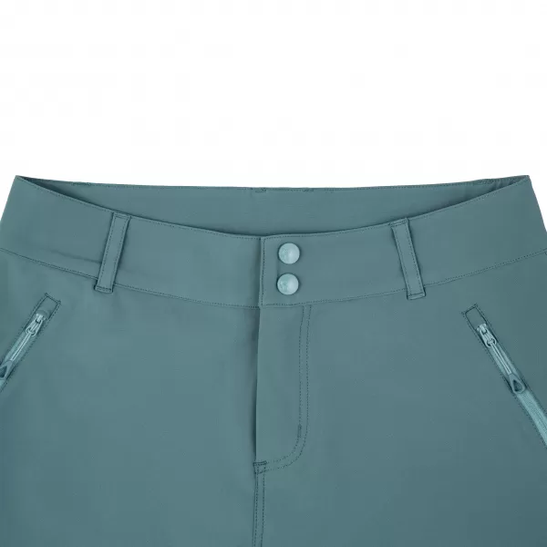  Pantaloni de exterior pentru femei KILPI LAGO-W SL0414KI VERDE ÎNCHIS 