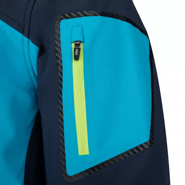  Jachetă softshell pentru bărbați KILPI PRESENA-M SM0125KI ALBASTRU 