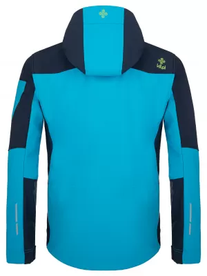 Jachetă softshell pentru bărbați KILPI PRESENA-M SM0125KI ALBASTRU