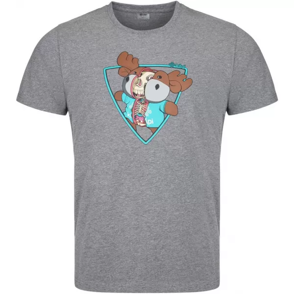  Tricou pentru bărbați KILPI ALBION-M SM0303KI GRI ÎNCHIS 