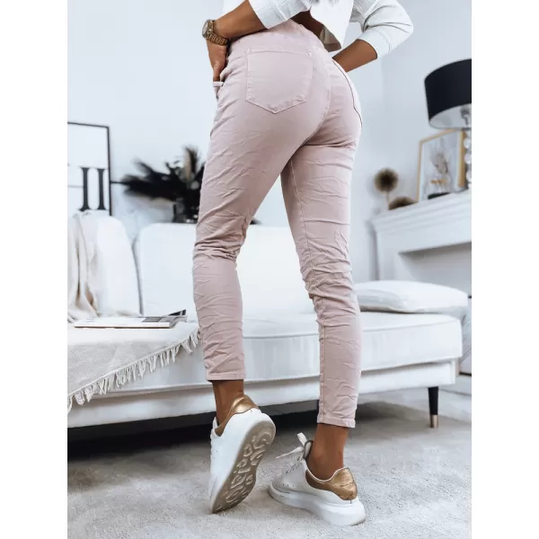  Pantalonii pentru doamne DSTREET UY1337 ROZ 