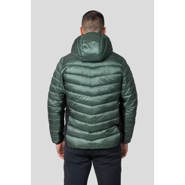  Jachetă pentru bărbați HANNAH REVEL HOODY PĂDURE ÎNTUNECATĂ/ANTRACIT 