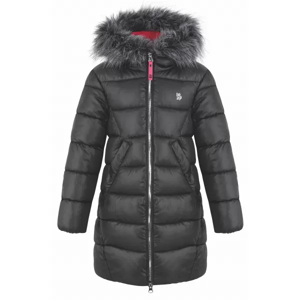  Palton de iarnă pentru copii LOAP INTIMOSS CLK2258 NEGRU 