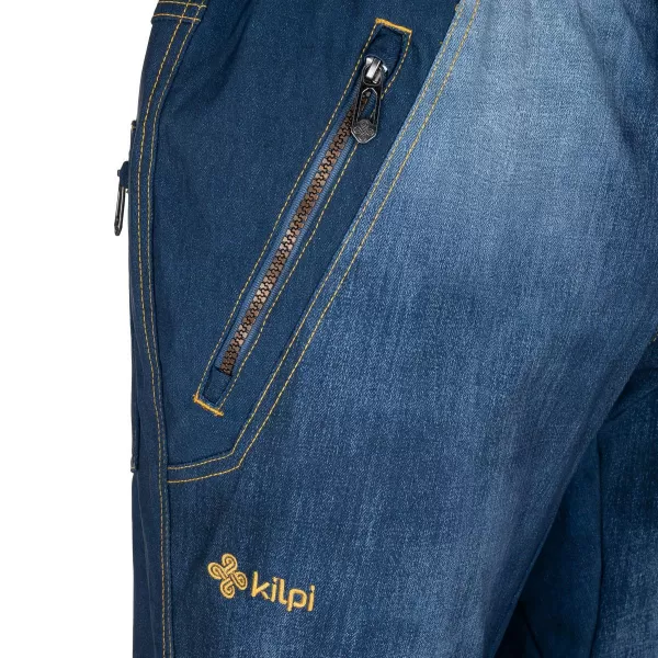  Pantaloni softshell pentru bărbați KILPI JEANSO-M SM0408KI ALBASTRU ÎNCHIS 