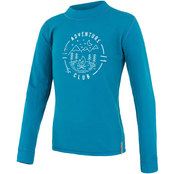  Tricou termic pentru copii cu mânecă lungă SENSOR MERINO DF CLUB 20200017 ALBASTRU 