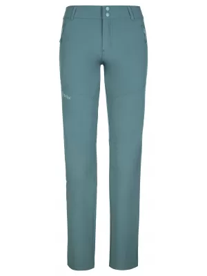 Pantaloni de exterior pentru femei KILPI LAGO-W SL0414KI VERDE ÎNCHIS