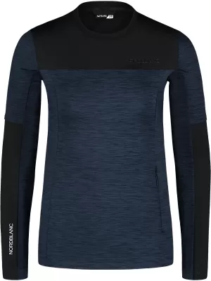 Tricou funcțional de damă NORDBLANC VIVACIOUS NBSFL7648 ALBASTRU