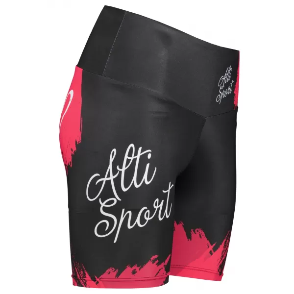  Jambiere scurte premium de damă ALTISPORT SWE/ALW01bS03 ROȘU 