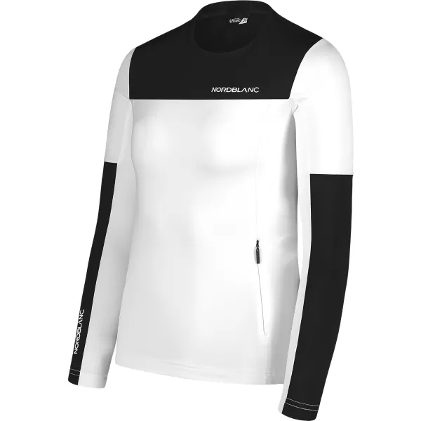  Tricou funcțional de damă NORDBLANC VIVACIOUS NBSFL7648 ALB 