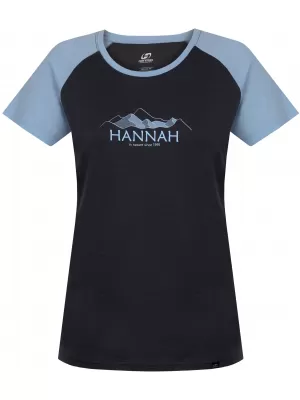 Tricou pentru femei HANNAH LESLIE ASFALT/CADERI DE INGER