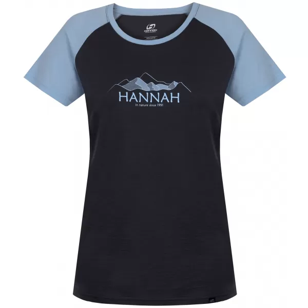  Tricou pentru femei HANNAH LESLIE ASFALT/CADERI DE INGER 