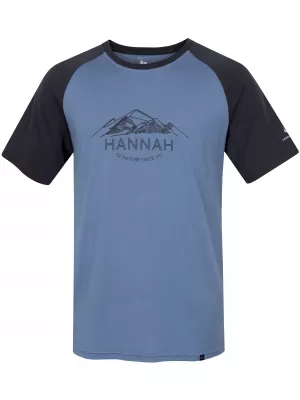 Tricou pentru bărbați HANNAH TAREGAN UMBRA ALBASTRA/ASFALT