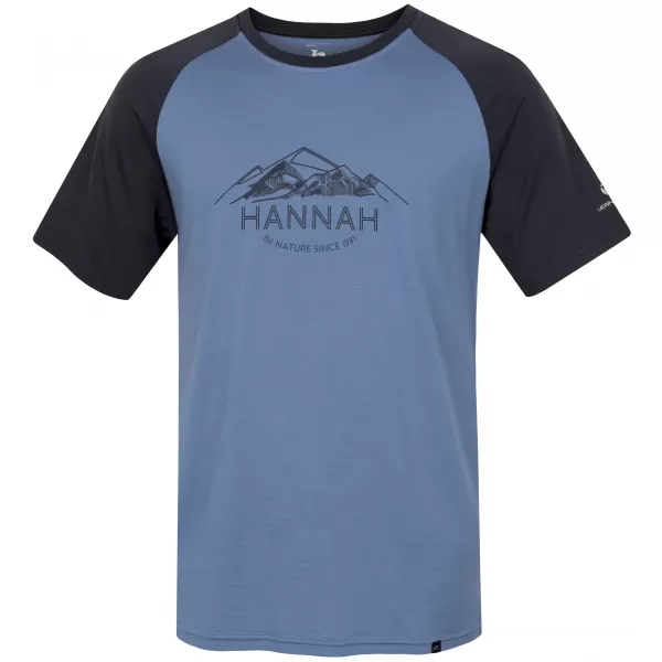  Tricou pentru bărbați HANNAH TAREGAN UMBRA ALBASTRA/ASFALT 