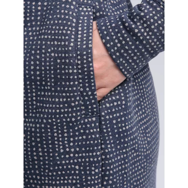  Rochie LOAP EBUNKA CLW22147 ALBASTRU 